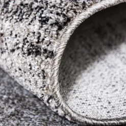 Pharao24 Grauer Kurzflor Teppich Grandios><noscript><img width=