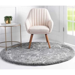 Pharao24 Grauer Langflor Teppich Cusira> Teppiche