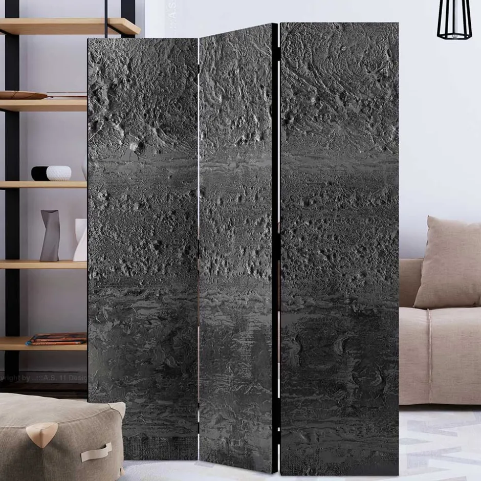 Pharao24 Grauer Paravent Liarisa> Paravents|Raumteiler