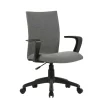 Bürostuhl*Pharao24 Grauer Schreibtischstuhl Lariusa