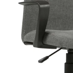 Bürostuhl*Pharao24 Grauer Schreibtischstuhl Lariusa