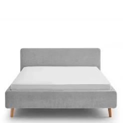 Komfortbetten|Polsterbetten*Pharao24 Graues Polster Stoffbett Lemerzi