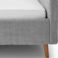 Komfortbetten|Polsterbetten*Pharao24 Graues Polster Stoffbett Lemerzi