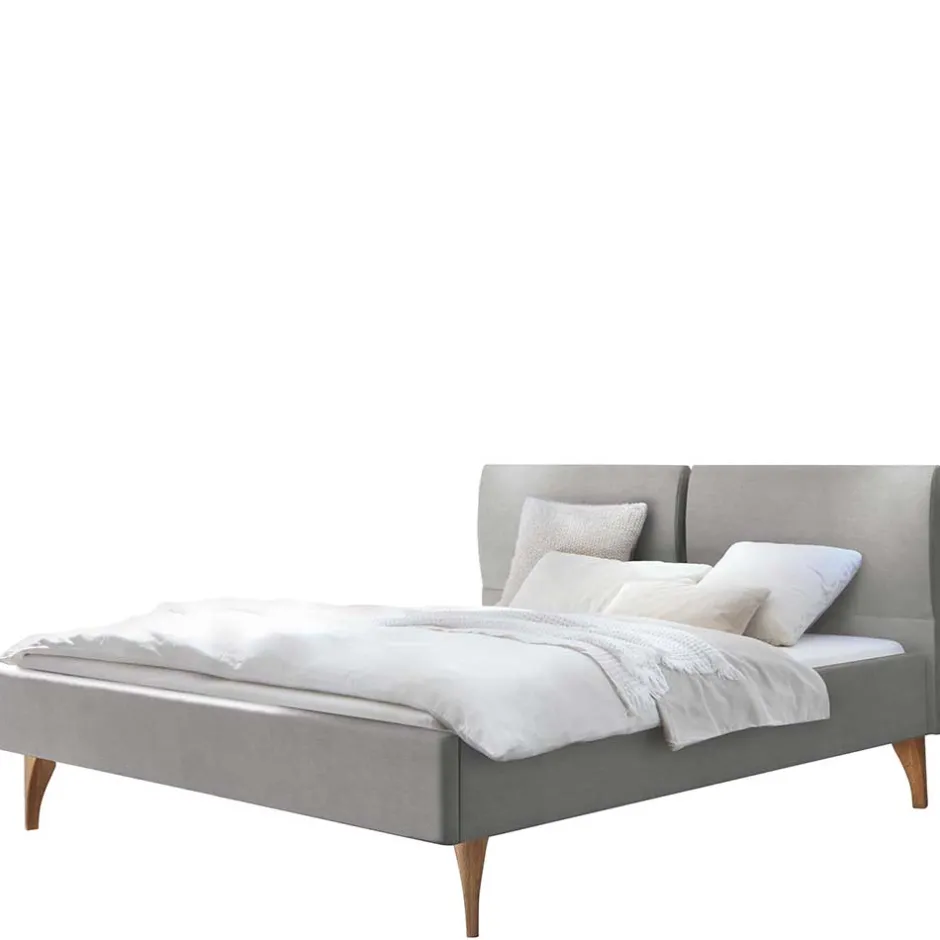 Polsterbetten*Pharao24 Graues Polsterbett Athina