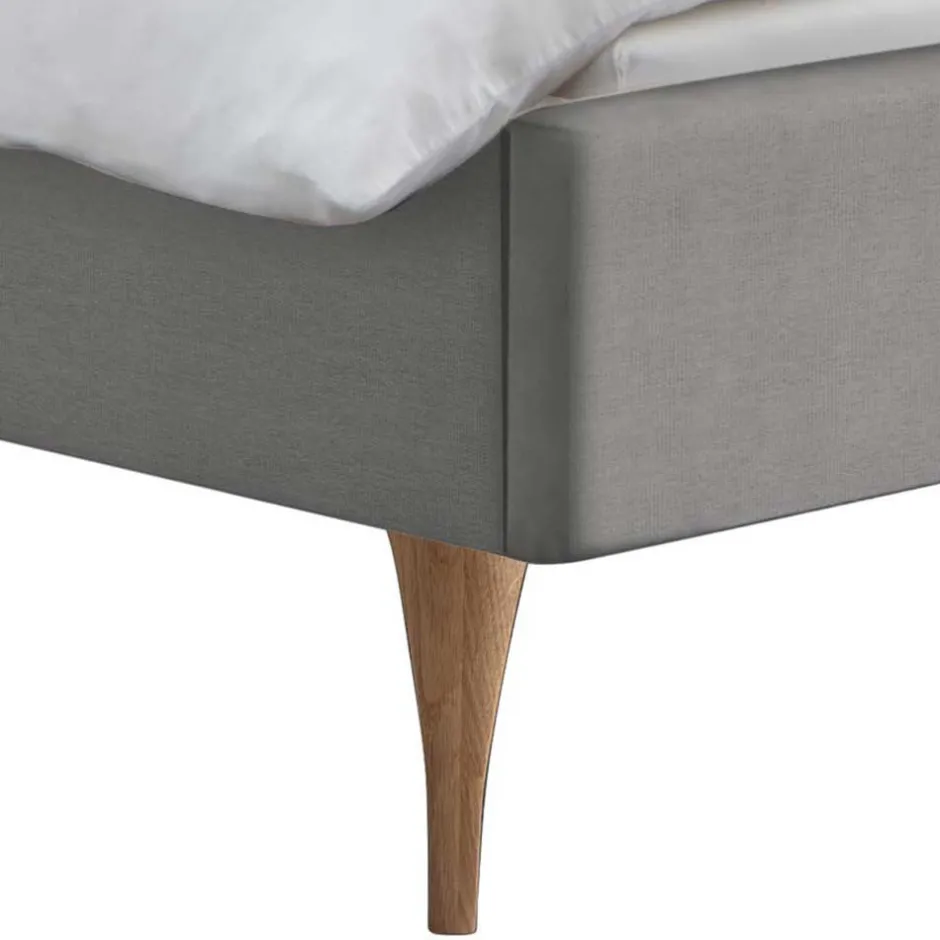 Polsterbetten*Pharao24 Graues Polsterbett Athina