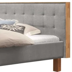 Polsterbetten*Pharao24 Graues Polsterbett Graves