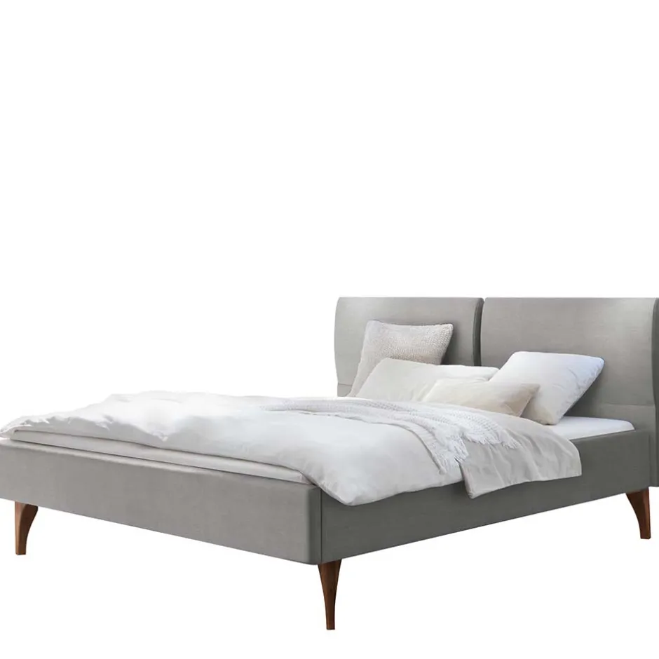 Polsterbetten*Pharao24 Graues Polsterbett Saconso