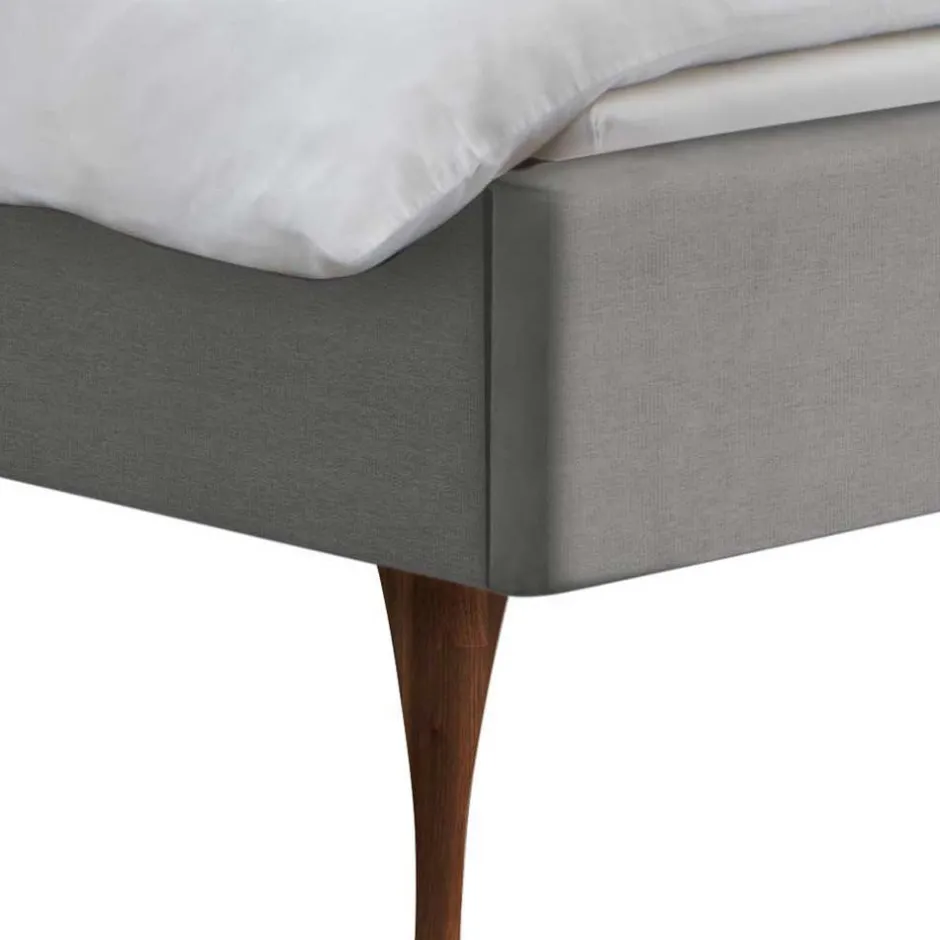 Polsterbetten*Pharao24 Graues Polsterbett Saconso