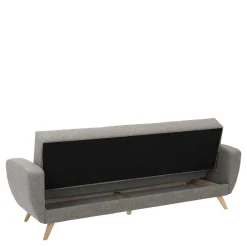 Polstermöbel|3 Sitzer Sofa*Pharao24 Graues Schlafsofa Rujona