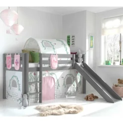 Pharao24 Graues Spielhochbett Mapino>Kinder Kinderbetten|Spielbetten