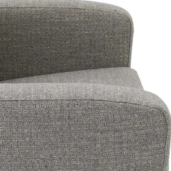 Wohnzimmercouch|2 Sitzer Sofa*Pharao24 Graues Zweiersofa Rujona