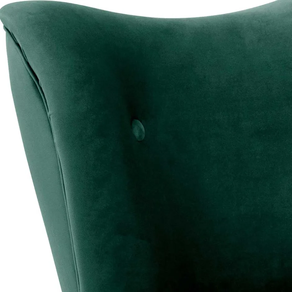 Wohnzimmer Sessel*Pharao24 Grüner Einzelsessel Salsass