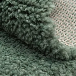 Teppiche*Pharao24 Grüner Shaggy Teppich Dream