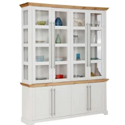 Pharao24 Große Esszimmer Vitrine Mevidra> Wohnzimmerschrank|Massivholz Schränke