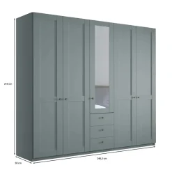 Drehtürenschränke|Kleiderschränke*Pharao24 Großer Kleiderschrank Landhaus Forjan