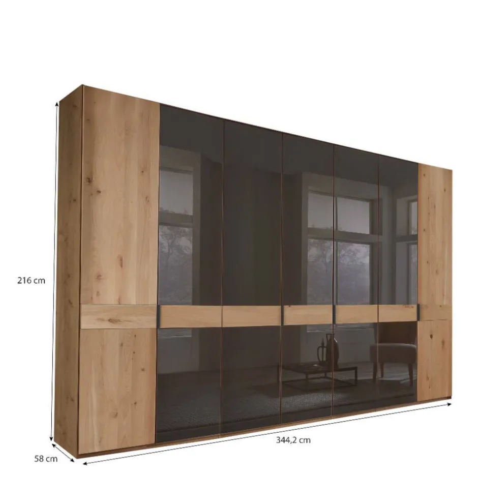 Pharao24 Großer Kleiderschrank Merkur> Drehtürenschränke