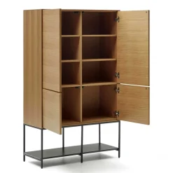 Vitrinenschrank|Wohnzimmervitrinen*Pharao24 Großes Highboard Zoryac