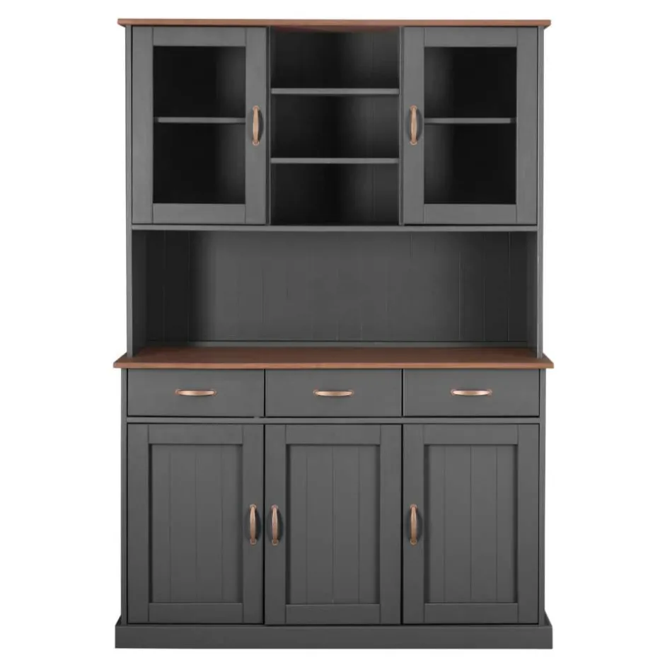Pharao24 Großes Küchenbuffet Tibiun> Massivholz Schränke|Esszimmerschränke