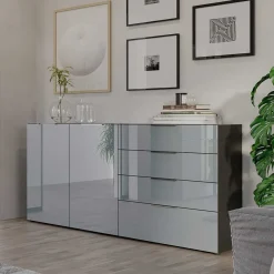 Küchenkommode|Esszimmerkommoden*Pharao24 Großes Sideboard Genrom