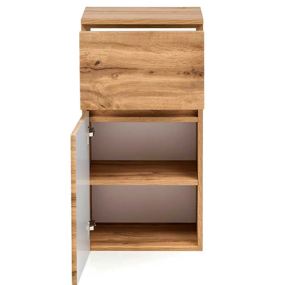 Badmöbel Sets*Pharao24 Gäste WC Set Holzoptik Kropenia