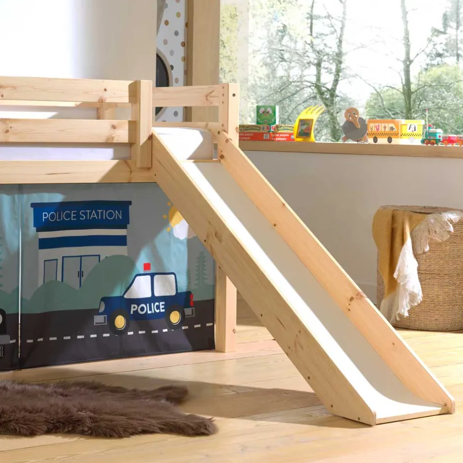 Kinderhochbetten|Kinderbetten*Pharao24 Halbhochbett Burdur