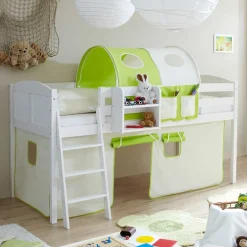 Kinderhochbetten|Kinderbetten*Pharao24 Halbhochbett Glorina