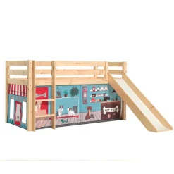 Kinderhochbetten|Kinderbetten*Pharao24 Halbhochbett Son