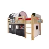 Pharao24 Halbhochbett Split>Kinder Piratenbett|Kinderhochbetten