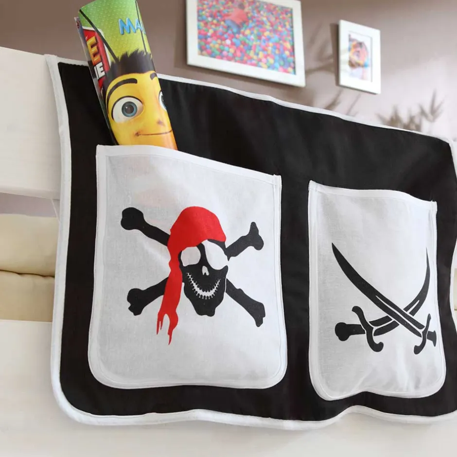 Pharao24 Halbhochbett Split>Kinder Piratenbett|Kinderhochbetten