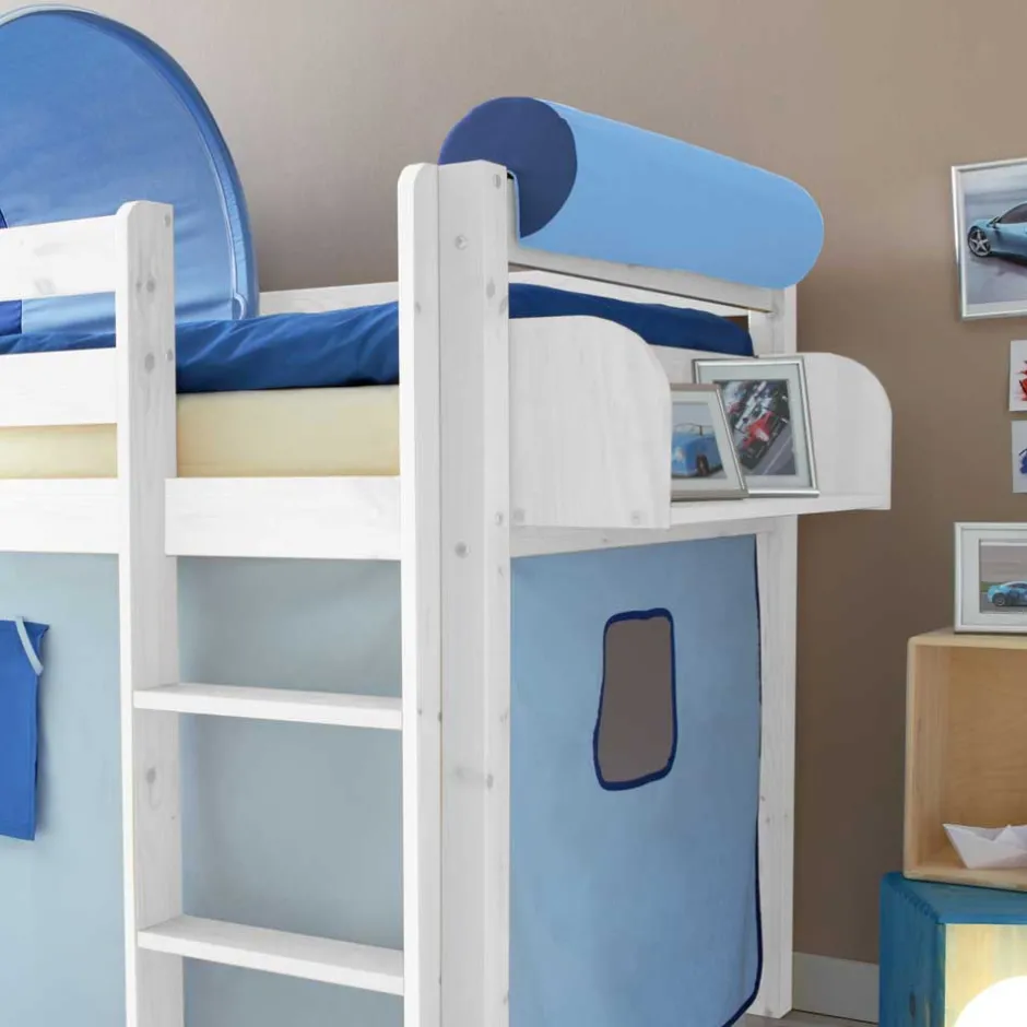 Pharao24 Halbhochbett Uzyna>Kinder Spielbetten|Kinderhochbetten