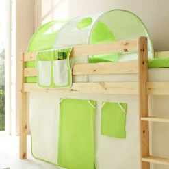 Kinderhochbetten|Kinderbetten*Pharao24 Halbhohes Hochbett Udessan