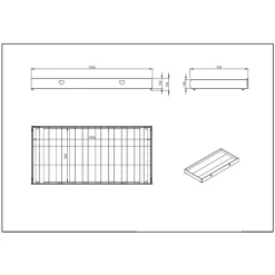 Spielbetten|Kinderbetten*Pharao24 Hausbett für Kinder weiß Ciomore