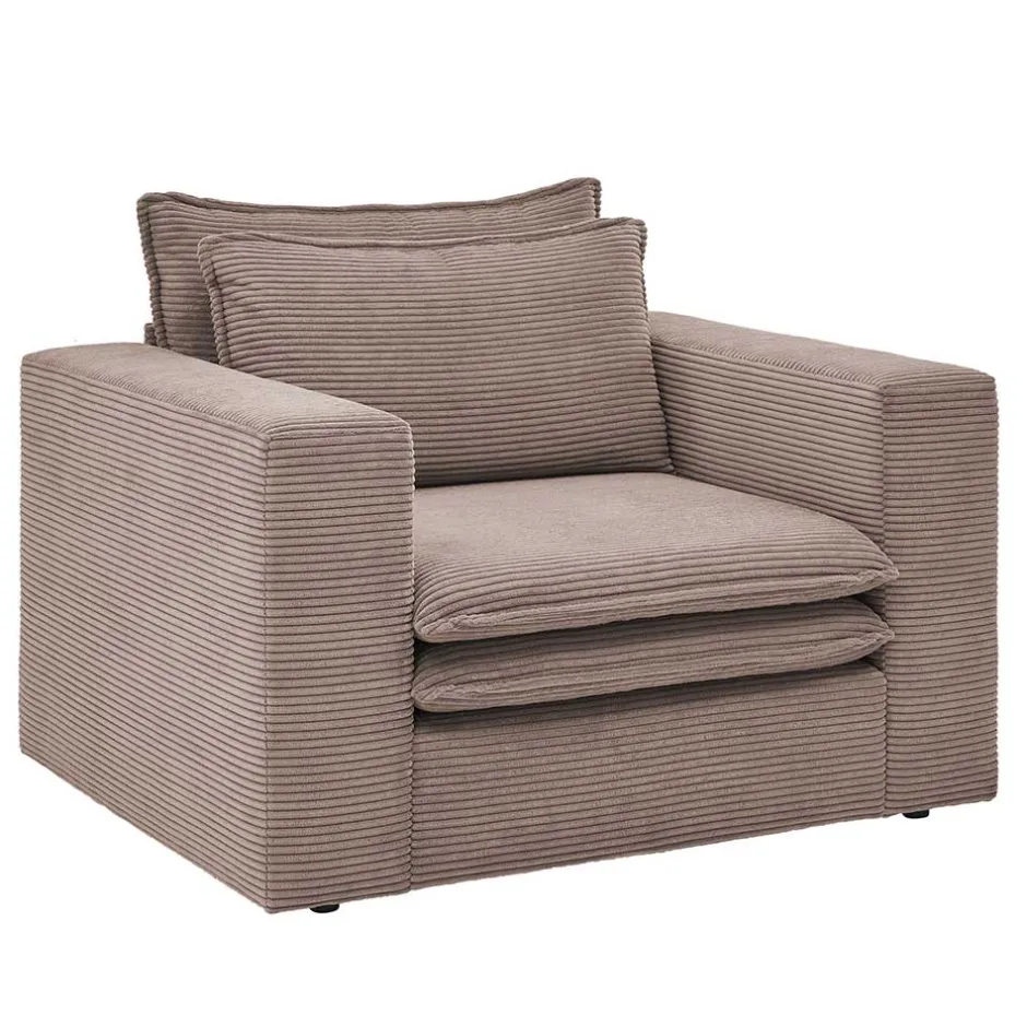 Wohnzimmer Sessel*Pharao24 Hellbrauner Einzelsessel Mejan