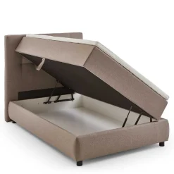 Komfortbetten|Einzelbetten*Pharao24 Hellbraunes Boxbett Visage