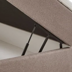 Komfortbetten|Einzelbetten*Pharao24 Hellbraunes Boxbett Visage