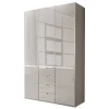 Jugendkleiderschrank*Pharao24 Hellgrauer Kleiderschrank Voscona