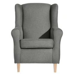 Ohrensessel|Relaxsessel*Pharao24 Hellgrauer Ohrenbackensessel Zavagossa