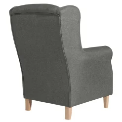 Ohrensessel|Relaxsessel*Pharao24 Hellgrauer Ohrenbackensessel Zavagossa