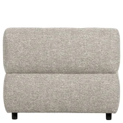 Einzelsofa|Modulsofas*Pharao24 Hellgraues Modulsofa Element meliert Ajama