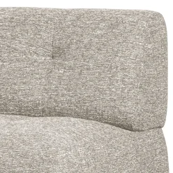 Einzelsofa|Modulsofas*Pharao24 Hellgraues Modulsofa Element meliert Ajama