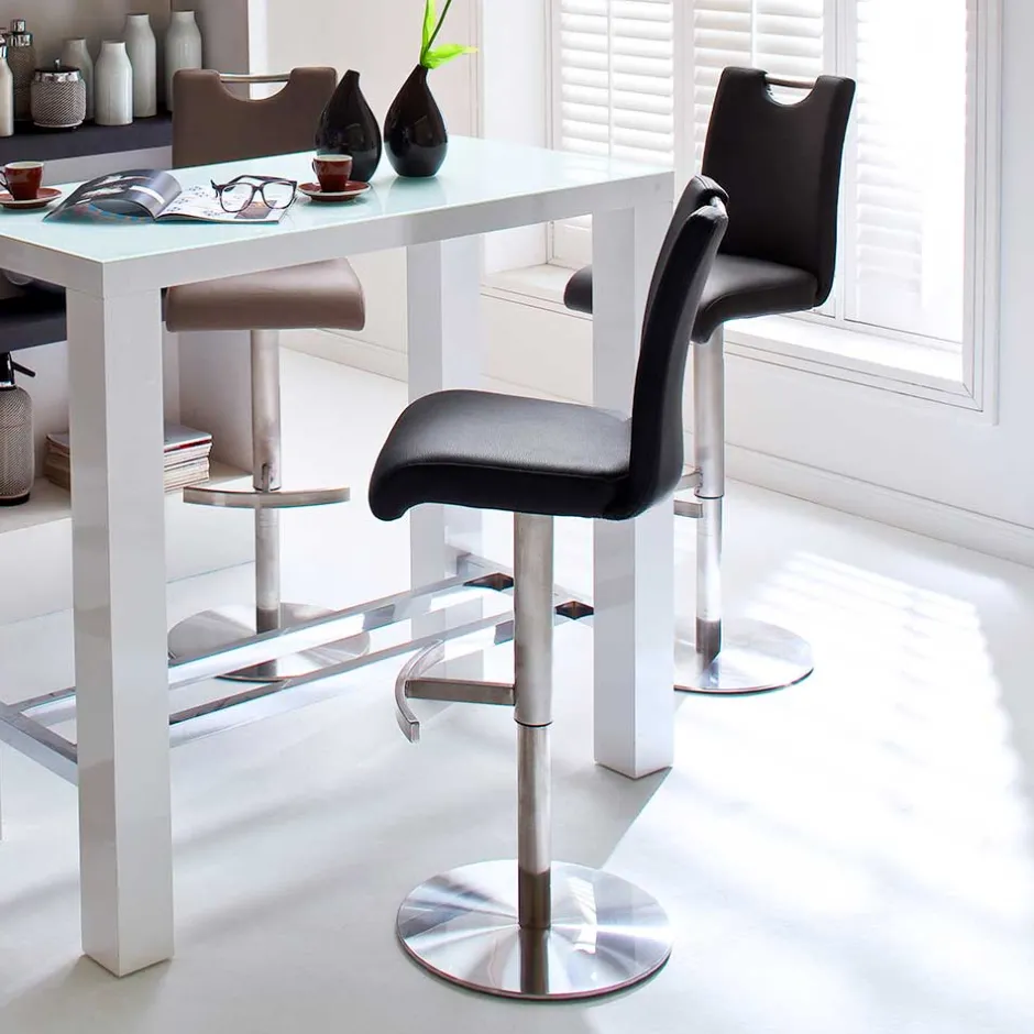 Pharao24 Höhenverstellbarer Barhocker Vucotto> Barmöbel|Barhocker