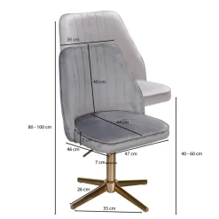 Pharao24 Höhenverstellbarer Stuhl Ribe><noscript><img width=