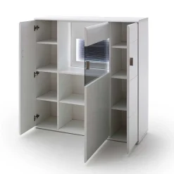 Vitrinenschrank|Wohnzimmervitrinen*Pharao24 Highboard Jelvedo