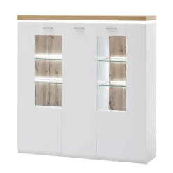 Vitrinenschrank|Wohnzimmervitrinen*Pharao24 Highboard Lovranon