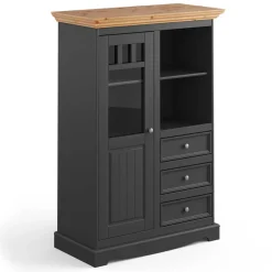 Vitrinenschrank|Stauraumvitrinen*Pharao24 Highboard Lyra