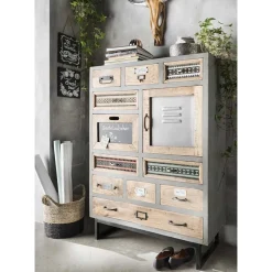 Küchenkommode|Esszimmerkommoden*Pharao24 Highboard Natsonai