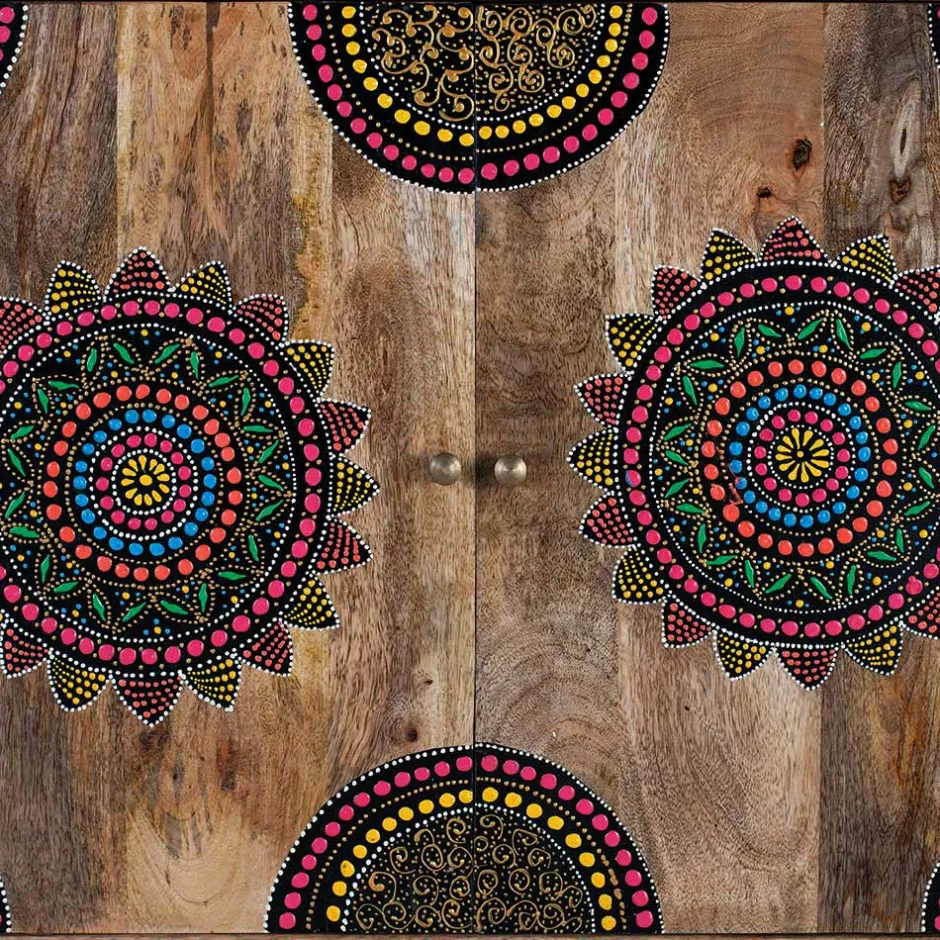 Küchenkommode|Massivholz Kommoden*Pharao24 Highboard Pius