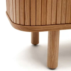 Wohnzimmerschrank|Massivholz Schränke*Pharao24 Highboard Retro Design Titus