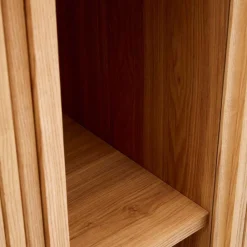 Wohnzimmerschrank|Massivholz Schränke*Pharao24 Highboard Retro Design Titus