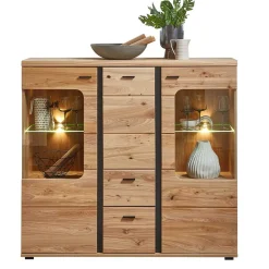 Pharao24 Highboard Sebetino> Vitrinenschrank|Highboards